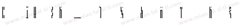 Pixle_Font Medium字体转换